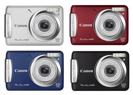 canon digital camera quality on Canon PowerShot A480 digital camera unveiled