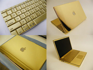 Apple Macbook  Laptop on Customizing Gadgets Is Offering Gold Macbook Pro  The Laptop