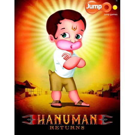  the first mobile game based on the animation movie 'Return of Hanuman'