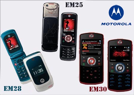 Motorola ROKR EM30, EM28, EM25