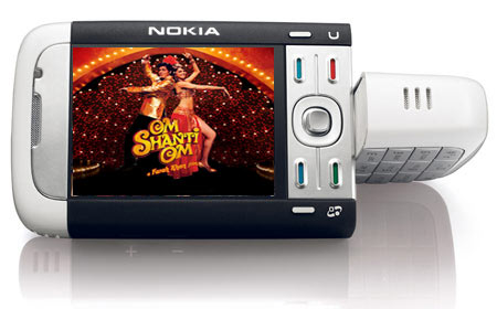 om shanti om wallpapers. Nokia handset with Om Shanti
