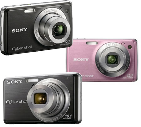 Expanding the Cybershot Wseries the latest W220 and W210 camera's