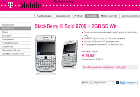 Blackberry 9700 White. Blackberry loyalists may now be as pleased as a punch 