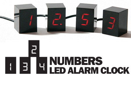 1324 Numbers LED Alarm Clock