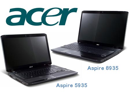 Acer Aspire 8935 and 5935 laptops 