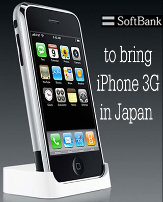 iPhone 3G, Softbank