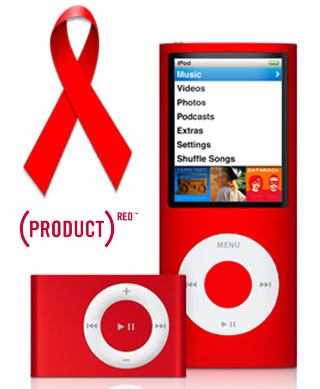 Red iPod nano