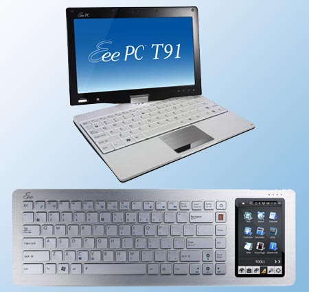 Asus Eee Keyboard PC and Eee PC T91