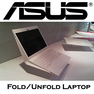 Asus Fold/Unfold Concept Laptop