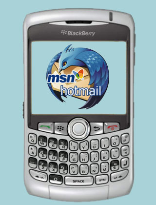 Blackberry, Hotmail MSN logo