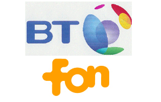 BT and FON Logos