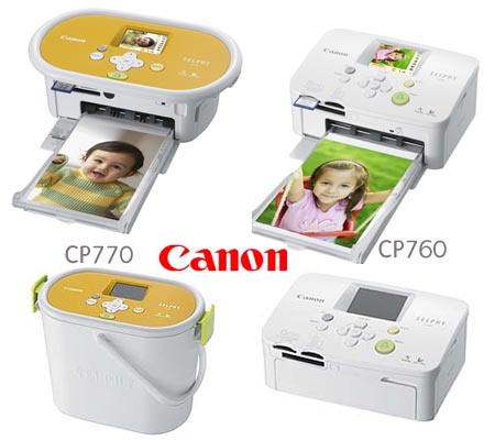 Canon SELPHY CP770, XP760