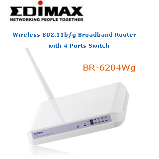  Edimax Wireless BR-6204W Broadband Router