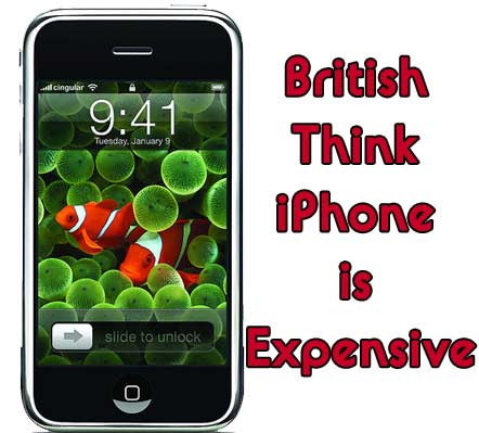 Apple iPhone is an expensive device in UK