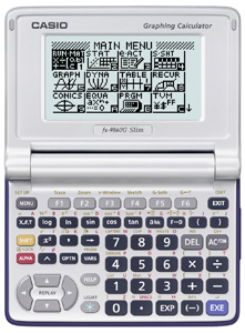 fx-9860G Slim Graphing Calculator by Casio
