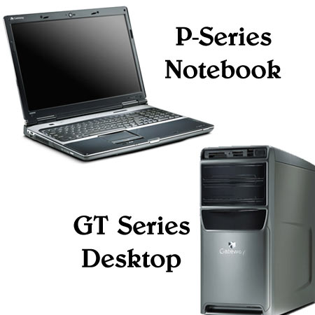 Gateway P-Series Notebook and GT-Series Desktop