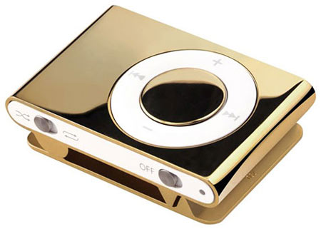 iPod Shuffle in Gold