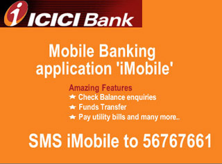 ICICI iMobile, Mobile Banking Service