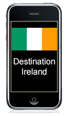 iPhone with Ireland Flag