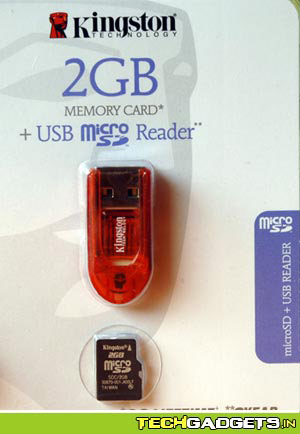 Kingston Memory card + USB microSD Reader