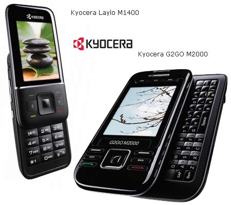 Kyocera G2GO M2000 and Laylo M1400 Phones