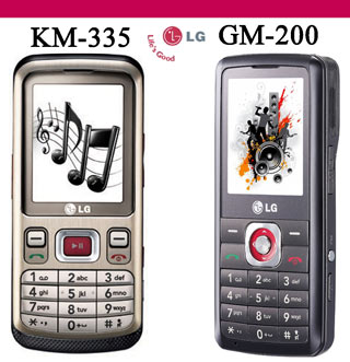 LG GM200 and KM335 phones