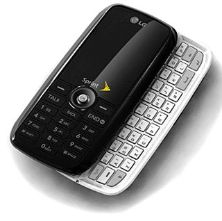 LG LX260 Slider phone
