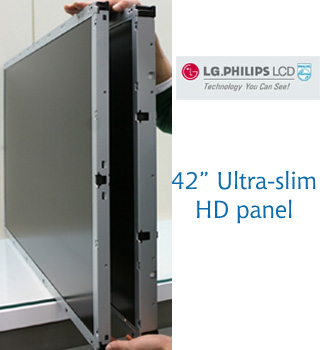 LG.Philips LCD Ultra-Slim Panel