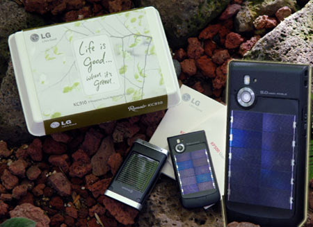 LG Solar Powered Phone