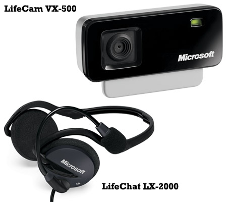 LifeCam VX-500 and LifeChat LX-2000