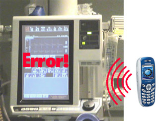 Mobile Phones Disturb Hospital Equipments