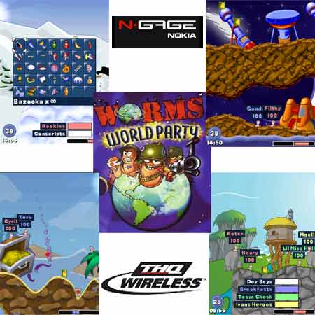 THQ with Worms World Party on N-Gage