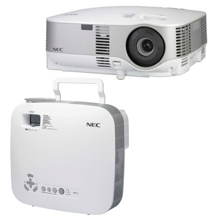 NEC NP905 and NP901W Projector