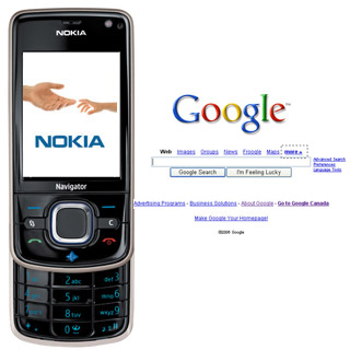 Nokia 6210 with Google