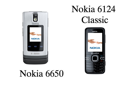 Nokia 6650, 6124 Classic