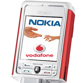 Nokia and Vodafone logo