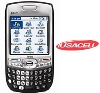 Palm Treo 755p with lusacell logo