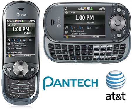 Pantech Matrix Pro Smartphone and AT&T logo