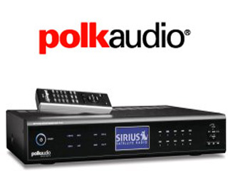 Polk Audio logo and SR-H1000 tuner