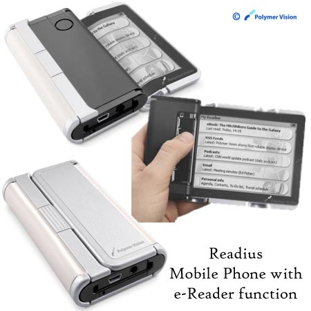 Readius Phone with e-Reader capability
