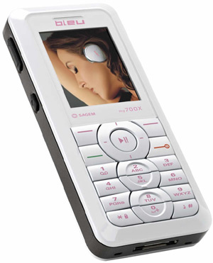 Sagem â€˜Bleu my700xâ€™ Music Phone