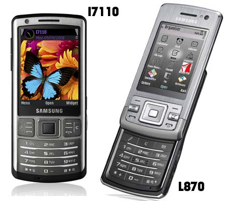 Samsung I7110 and L870 Smartphones