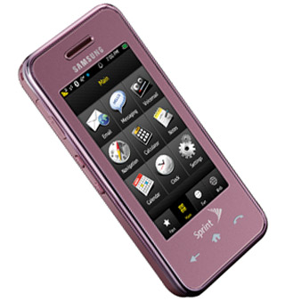 Samsung Instinct Pink