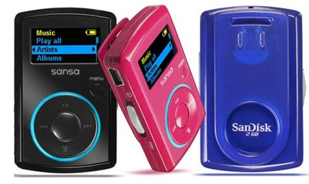 Sansa Clip Portable MP3 Players