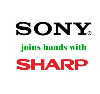 Sony and Sharp logos