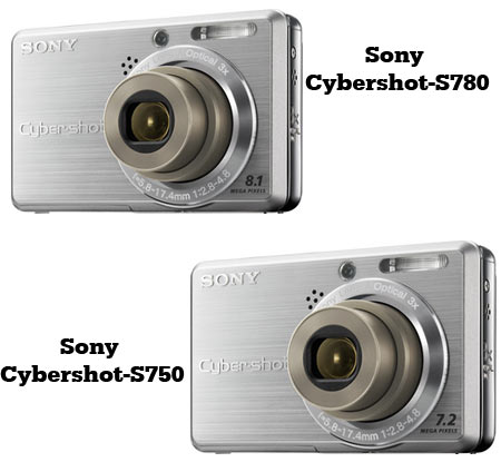 Sony Cyber-shot S750 and S780 Digital Cameras