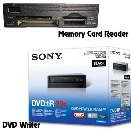 Sony DVD Writer and Memory Card Reader