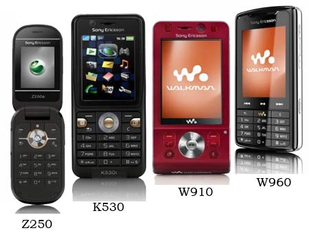 Sony Ericsson new phones