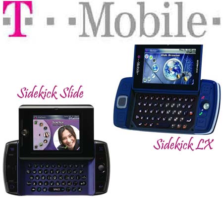 T-Mobile Sidekick Slide and Sidekick LX