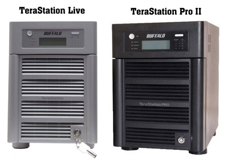 TeraStation Live and TeraStation Pro II” class=